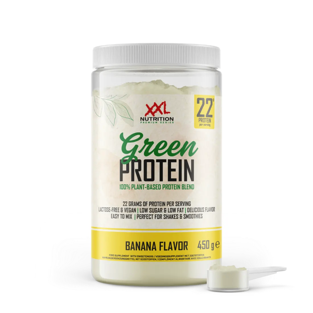 XXL Nutrition Green Protein - Banaan (450 gr)