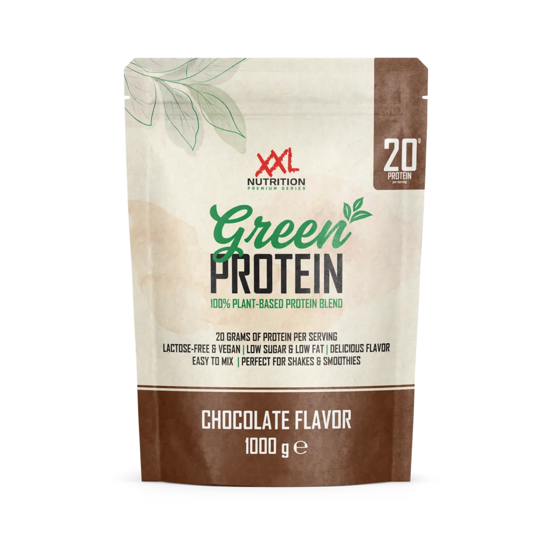 XXL Nutrition Green Protein - Chocolade (1000 gr)