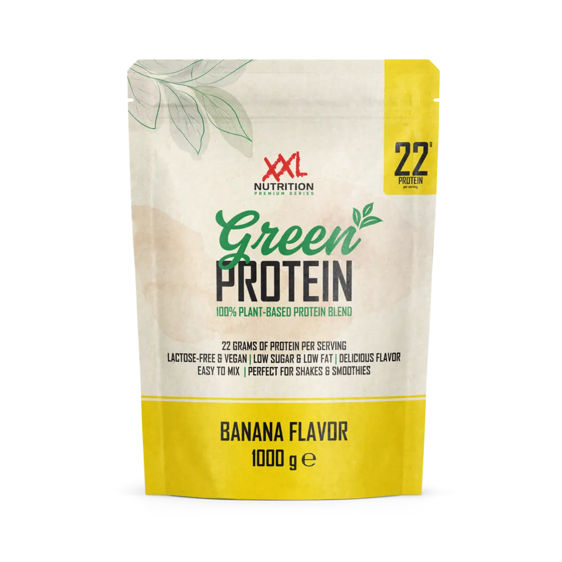 XXL Nutrition Green Protein - Banaan (1000 gr)