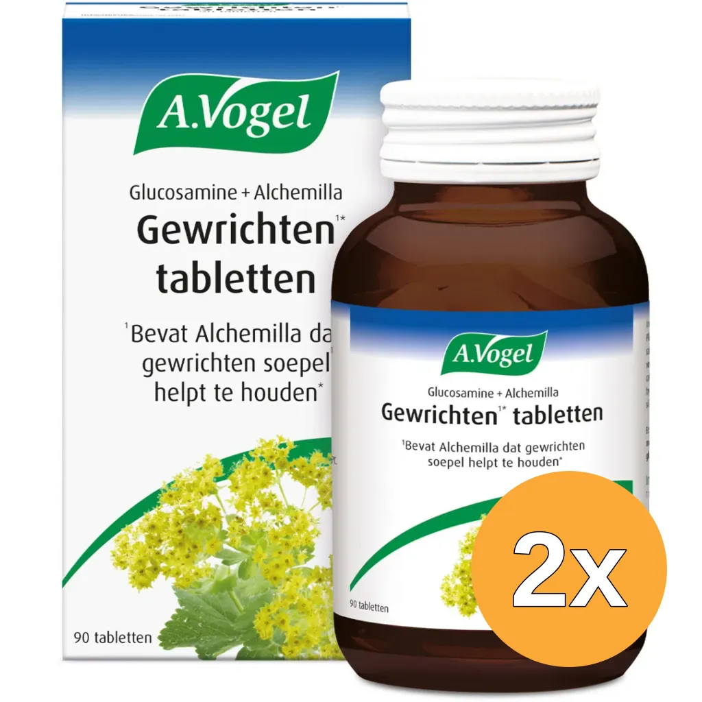 2x A.Vogel Alchemilla glucosamine (90 tabletten)