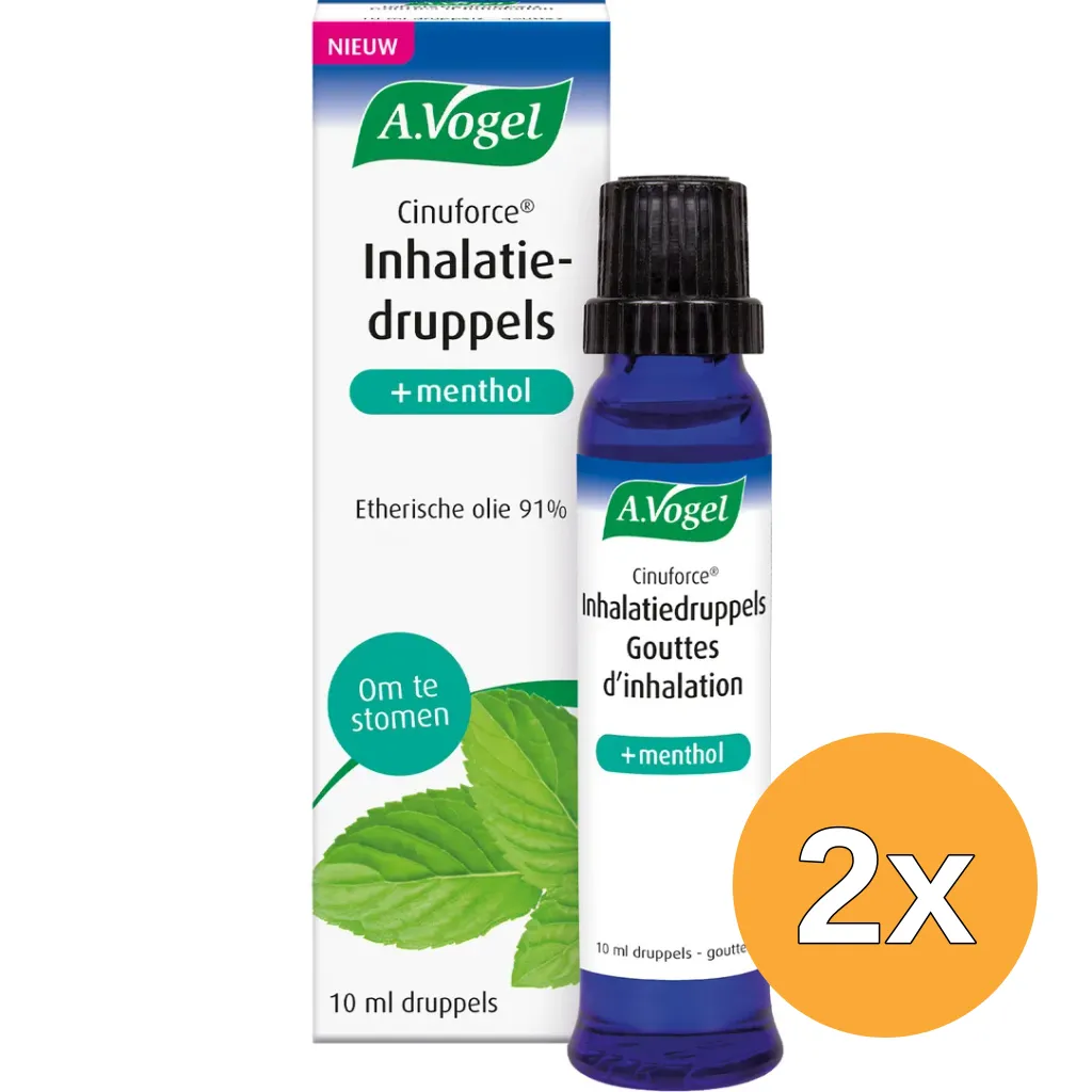 2x A.Vogel Cinuforce inhalatiedruppels (10 ml)