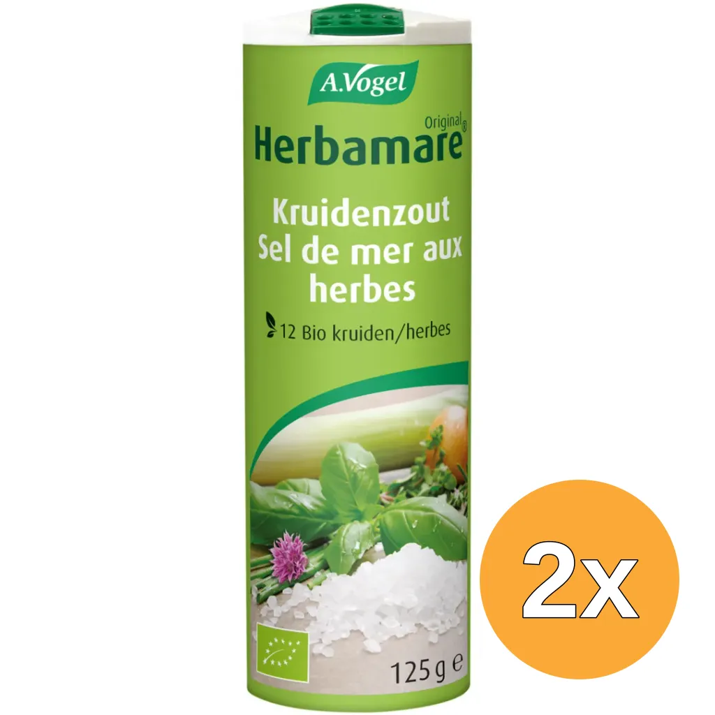 2x A.Vogel Herbamare Kruidenstrooisel Bio (125 gr)