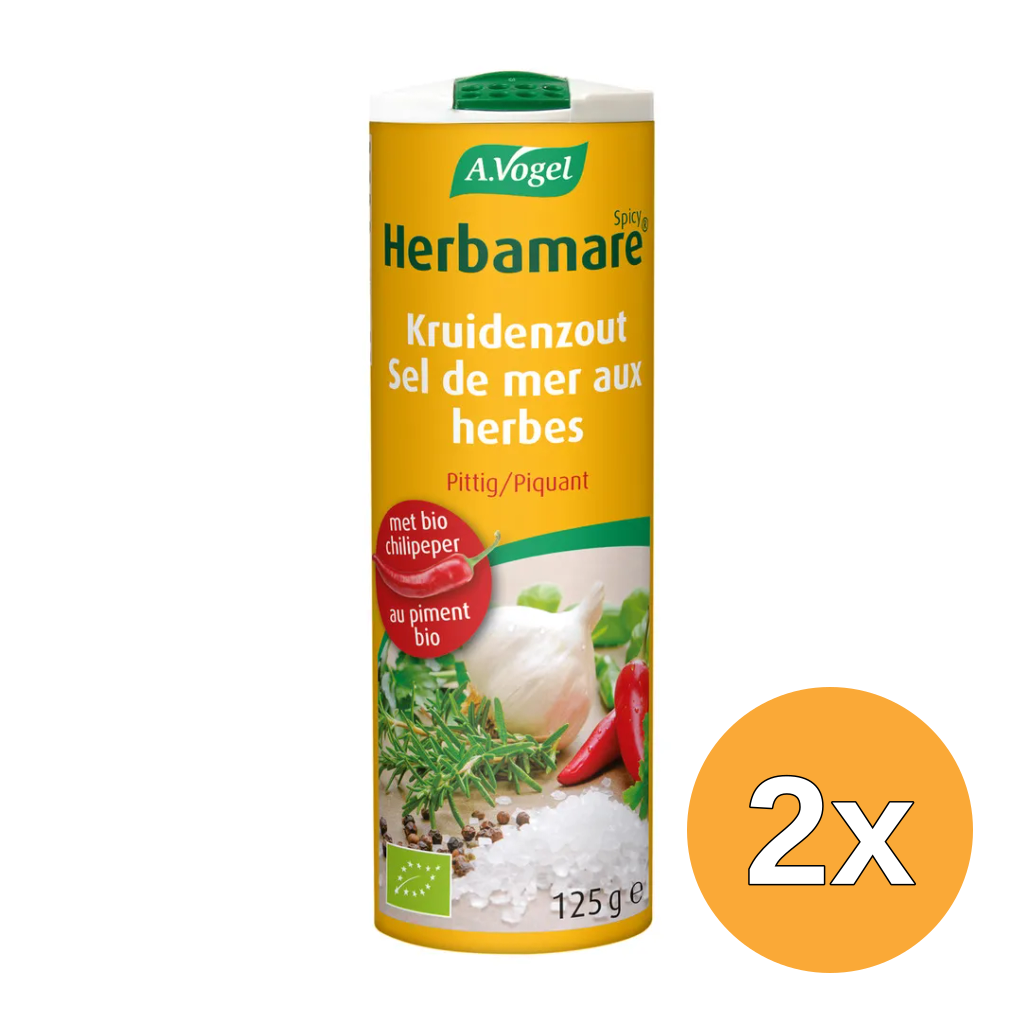 2x A.Vogel Herbamare Spicy Bio (125 gr)