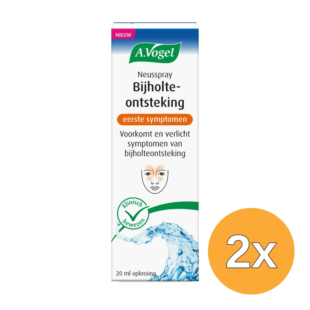 2x A.Vogel Neusspray Bijholteontsteking (20 ml)