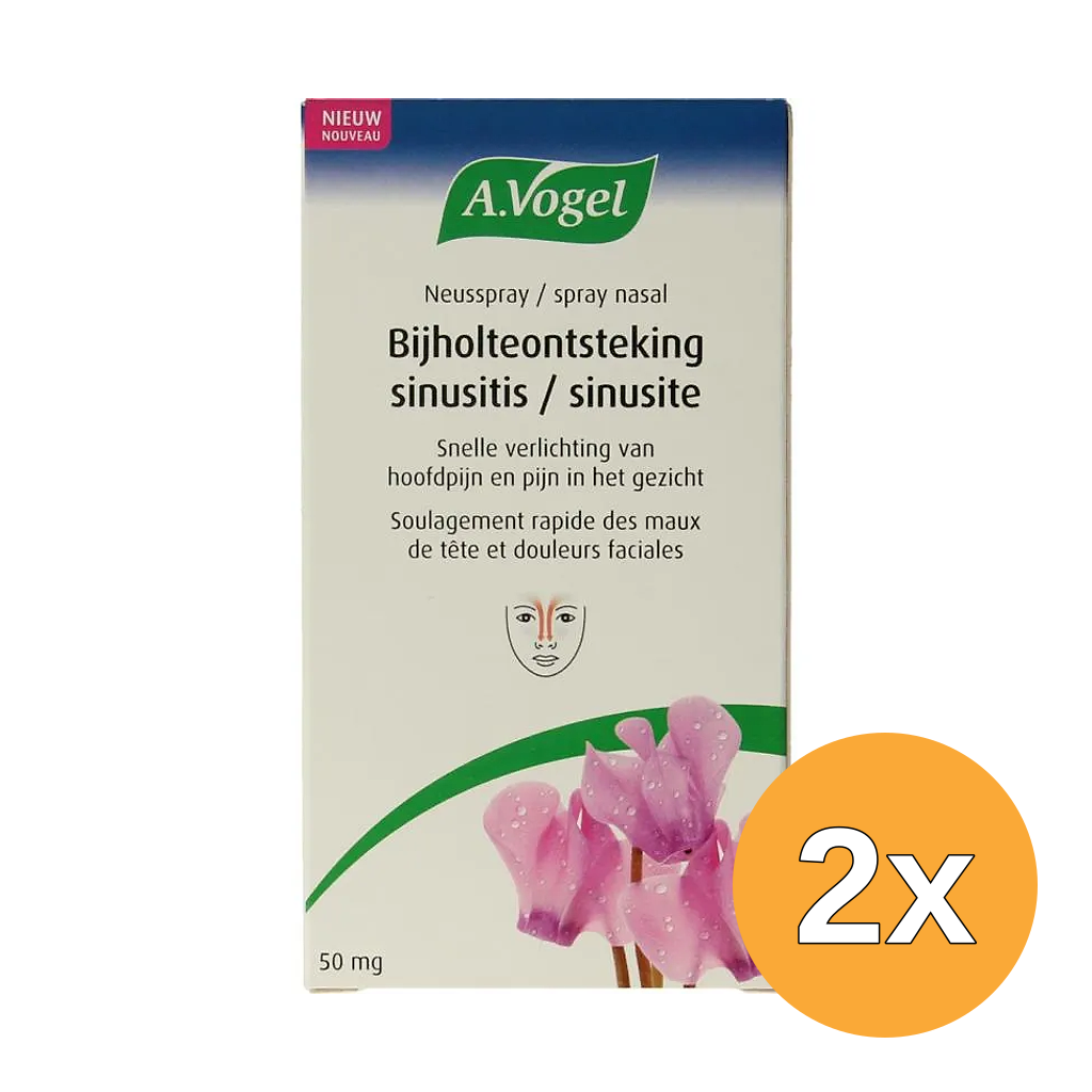 2x A.Vogel Neusspray Bijholteontsteking (1 set)