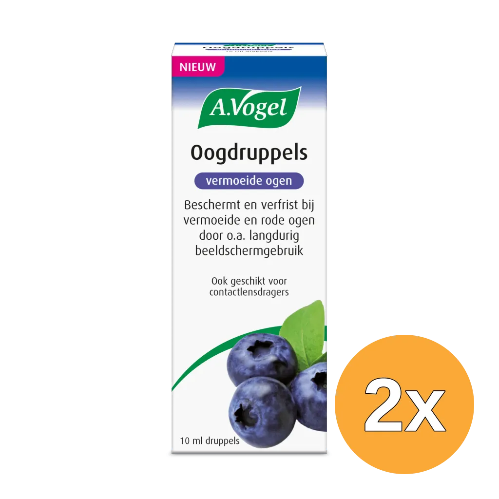 2x A.Vogel Oogdruppels Vermoeide Ogen (10 ml)