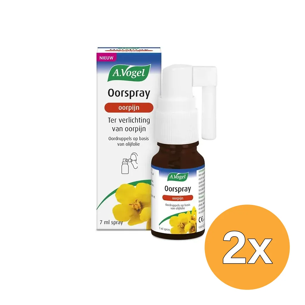2x A.Vogel Oorspray Pijn (7 ml)