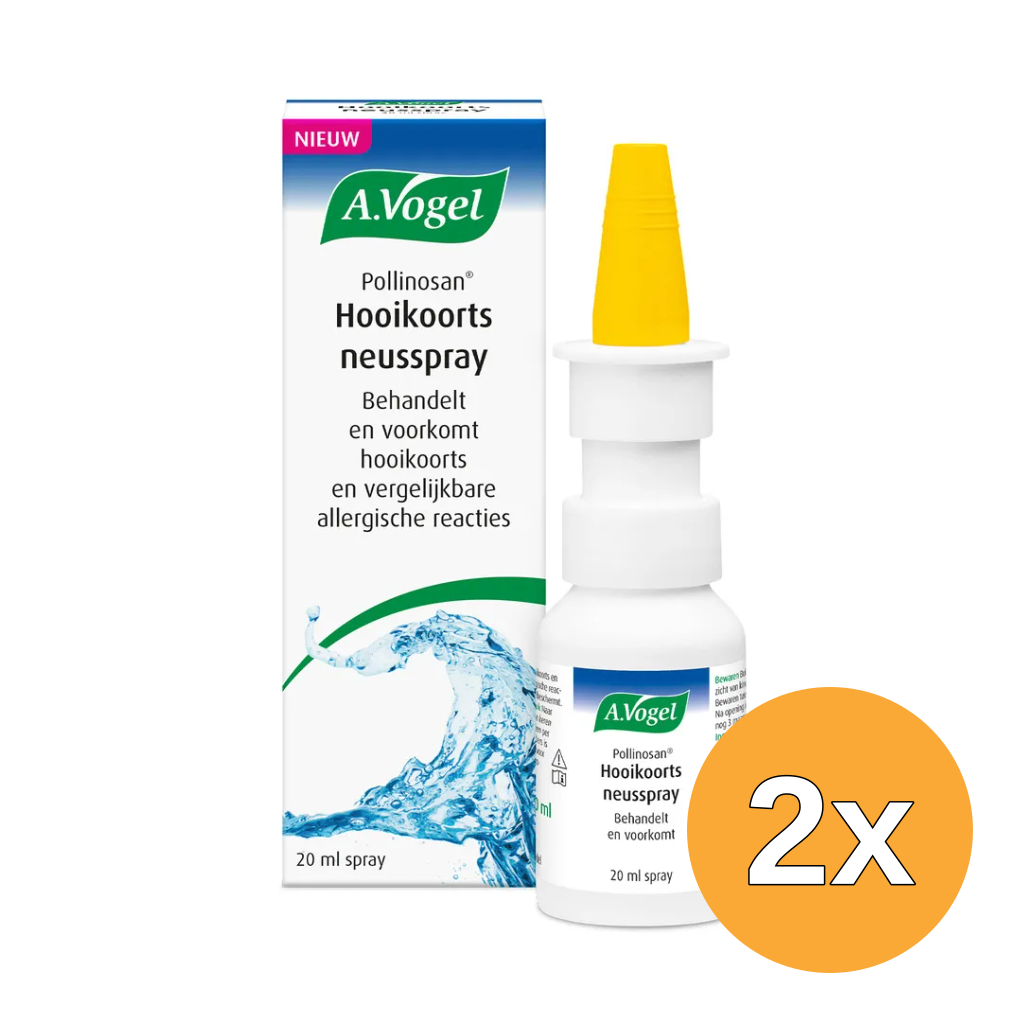 2x A.Vogel Pollinosan hooikoorts neusspray (20 ml)