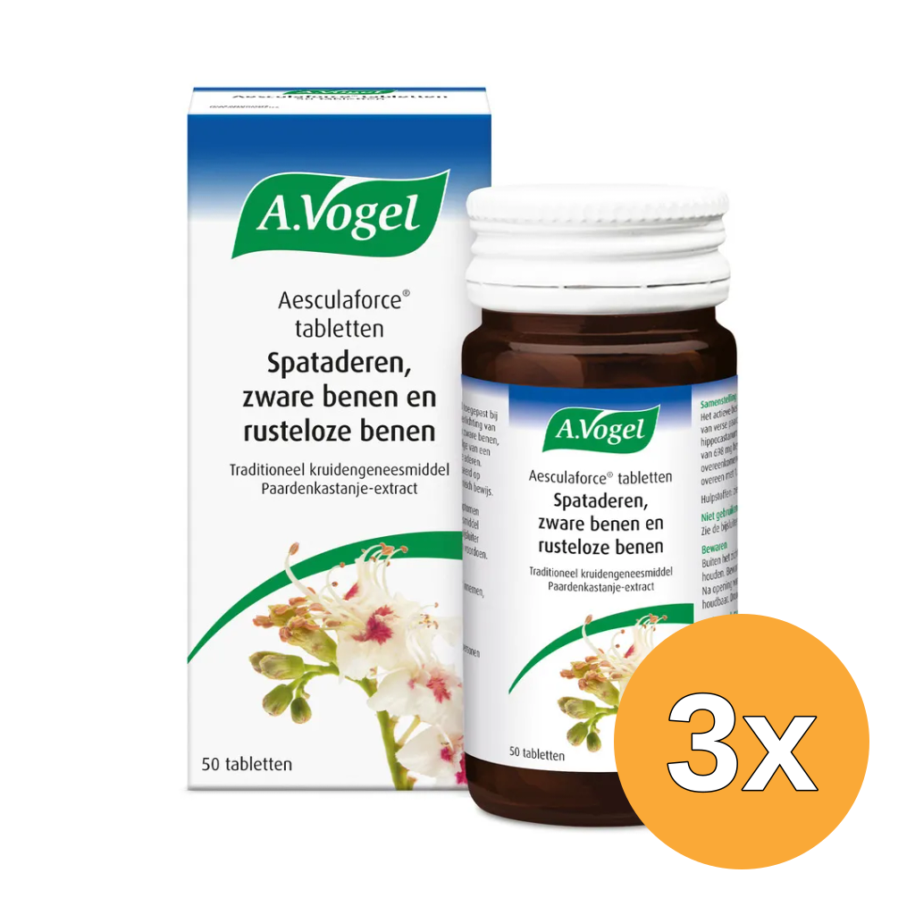 3x A.Vogel Aesculaforce (50 tabletten)