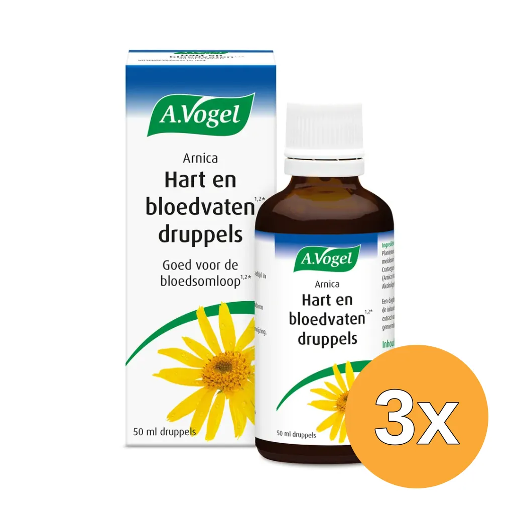 3x A.Vogel Arnica hart en bloedvaten (50 ml)