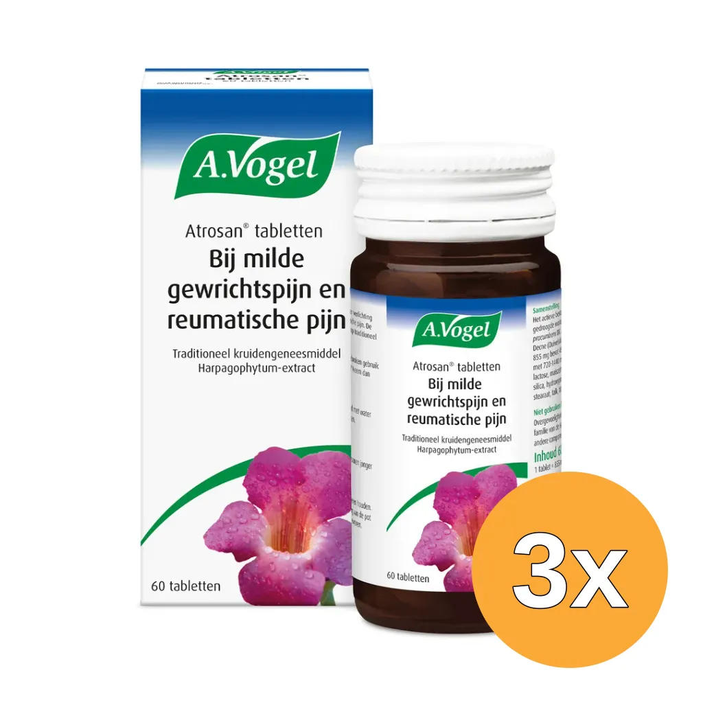 3x A.Vogel Atrosan (60 tabletten)