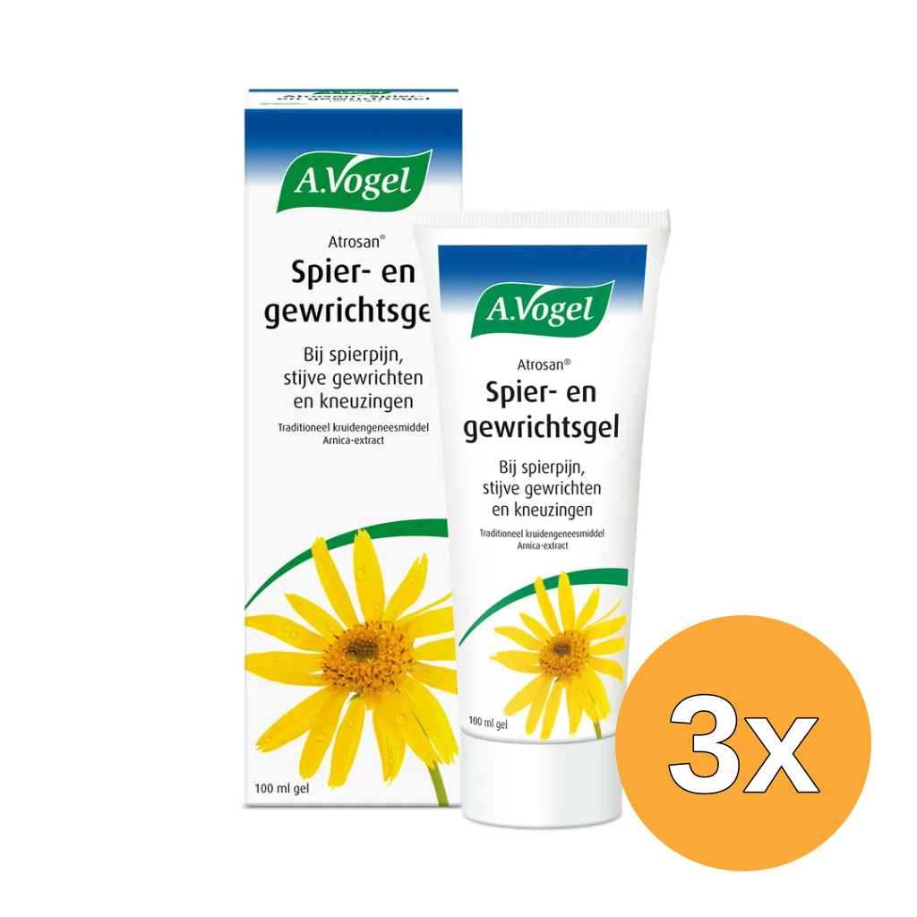 3x A.Vogel Atrosan spier- en gewrichtsgel (100 ml)