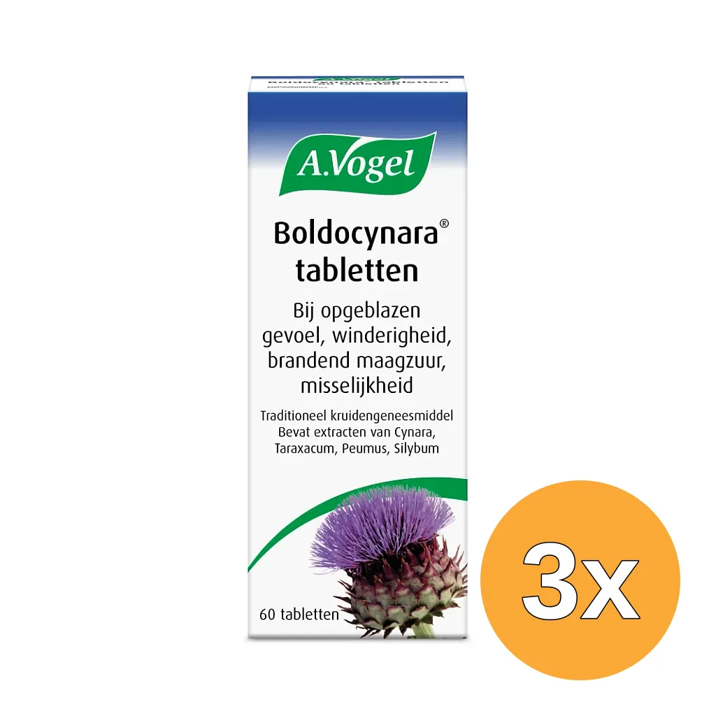3x A.Vogel Boldocynara (60 tabletten)
