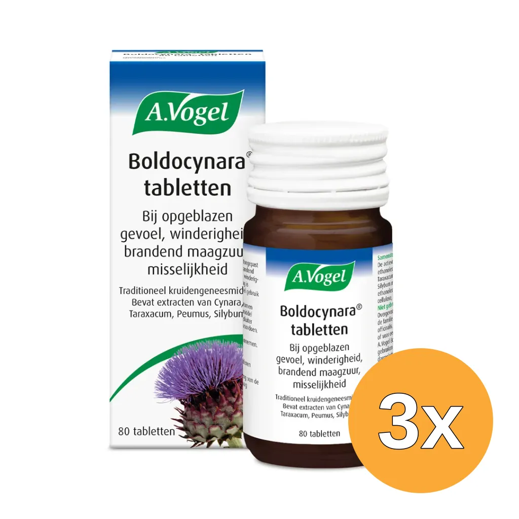 3x A.Vogel Boldocynara (80 tabletten)
