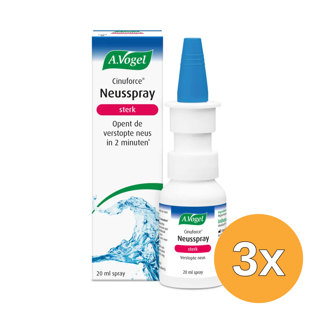 3x A.Vogel Cinuforce neusspray sterk (20 ml)