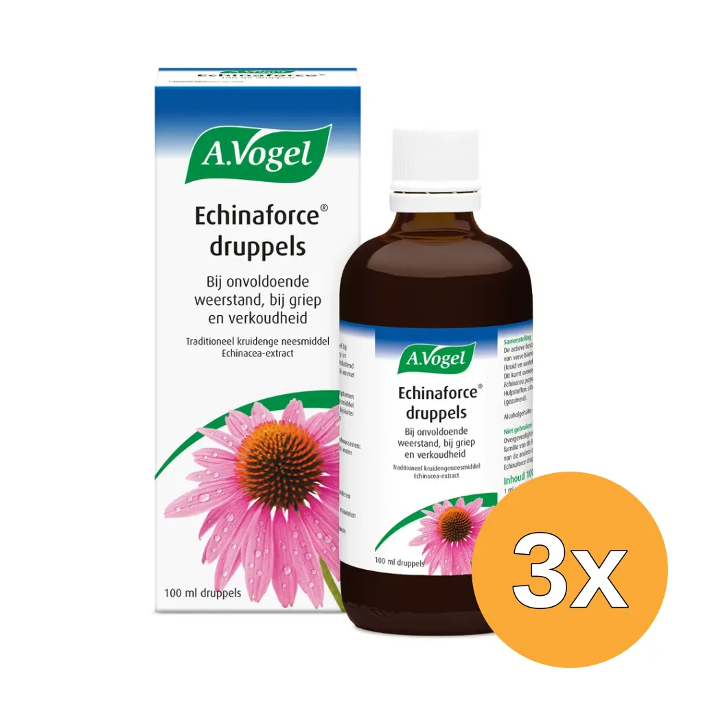 3x A.Vogel Echinaforce Druppels (100 ml)