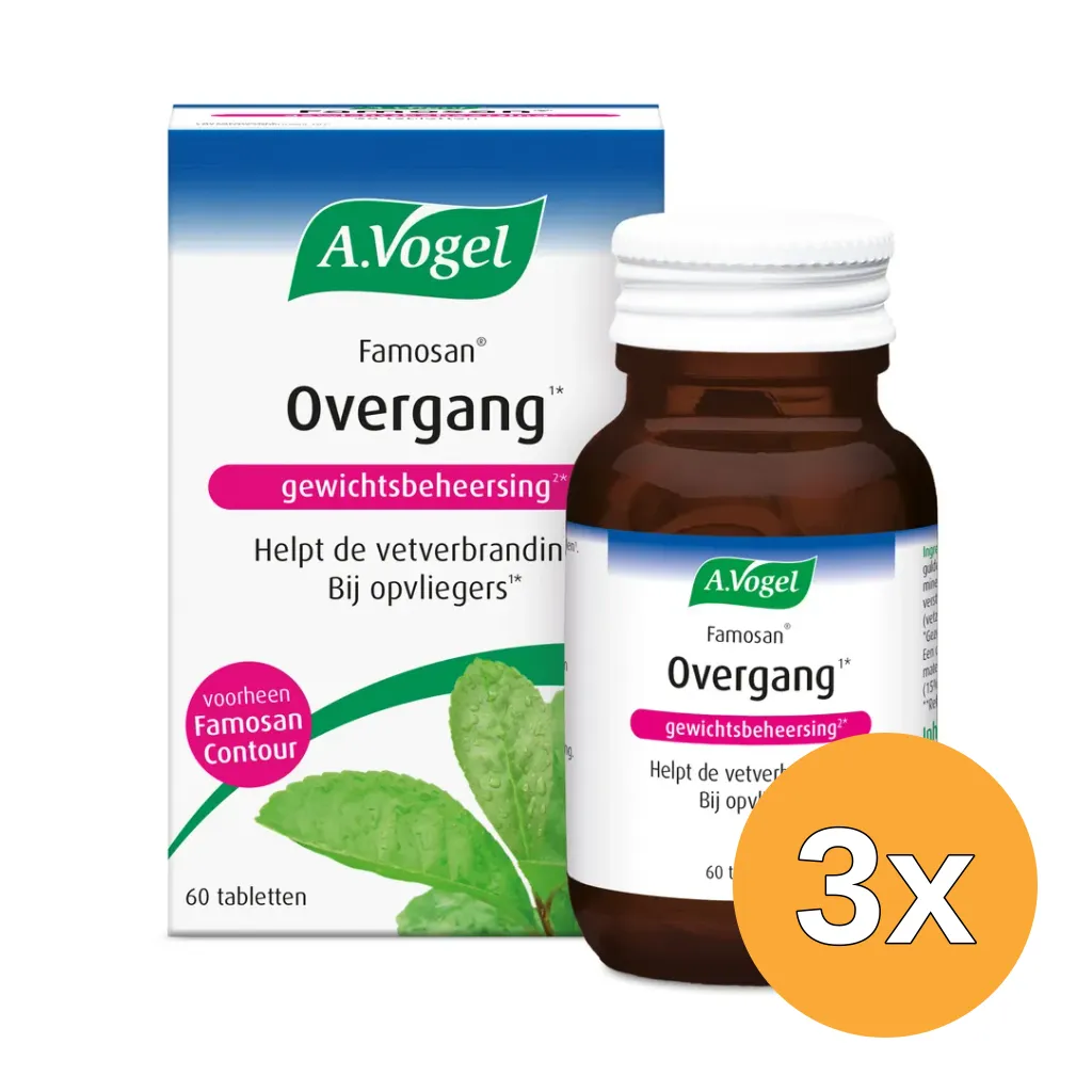 3x A.Vogel Famosan Overgang Gewichtsbeheersing (60 tabletten)