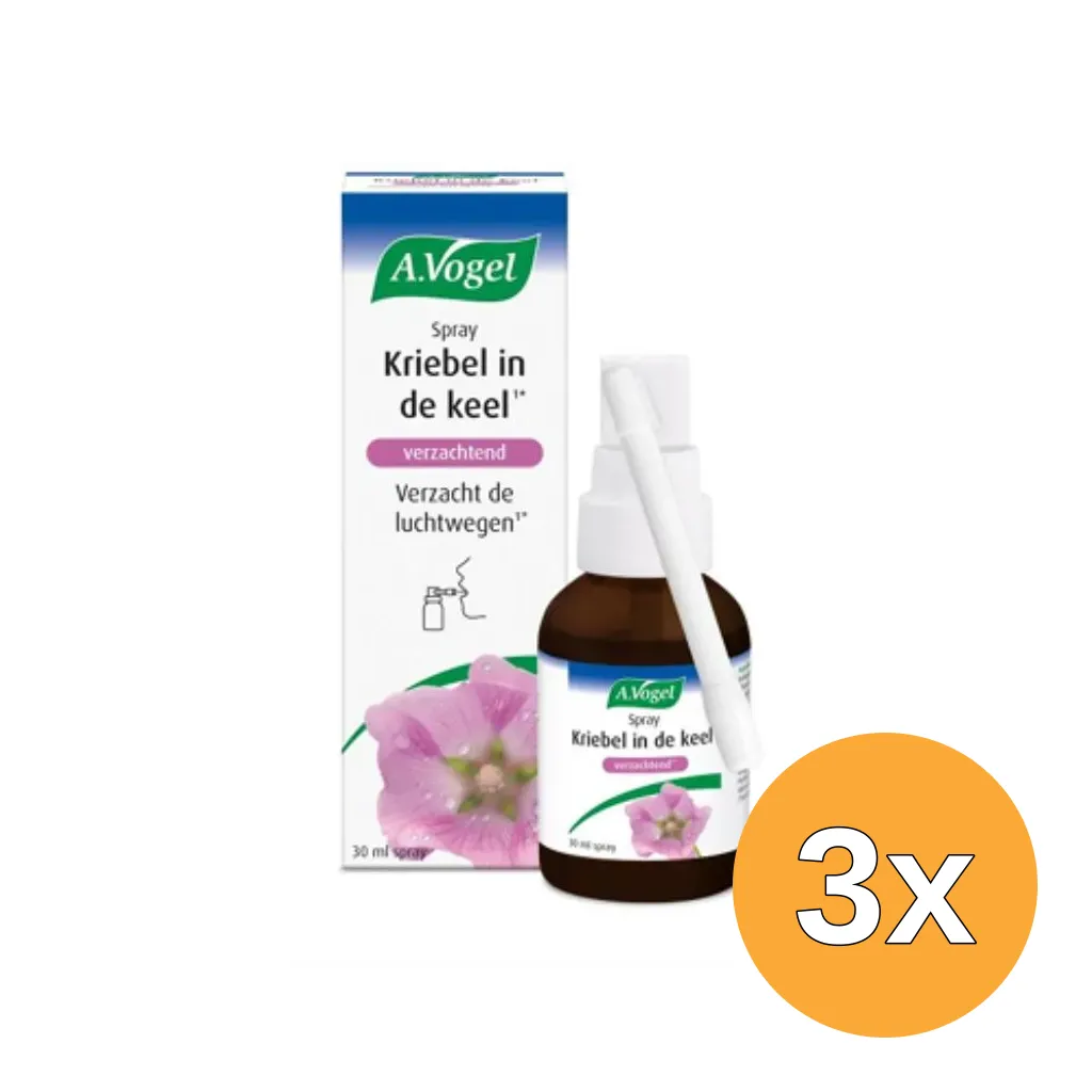 3x A.Vogel Spray Kriebel in de Keel (30 ml)