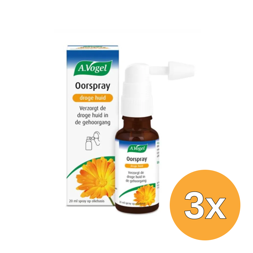 3x A.Vogel Oorspray Droge Huid (20 ml)