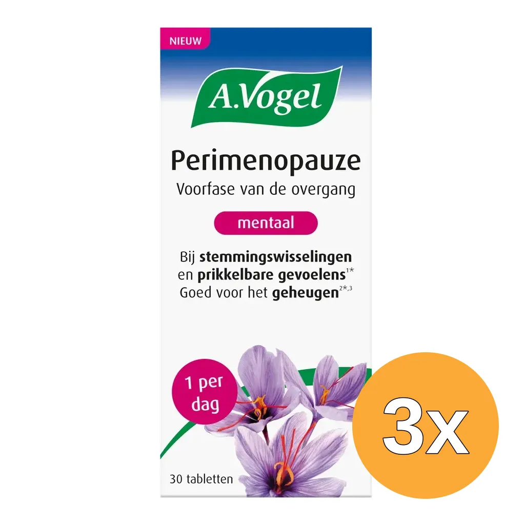3x A.Vogel Perimenopauze Mentaal (30 tabletten)