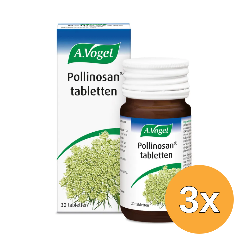 3x A.Vogel Pollinosan (30 tabletten)