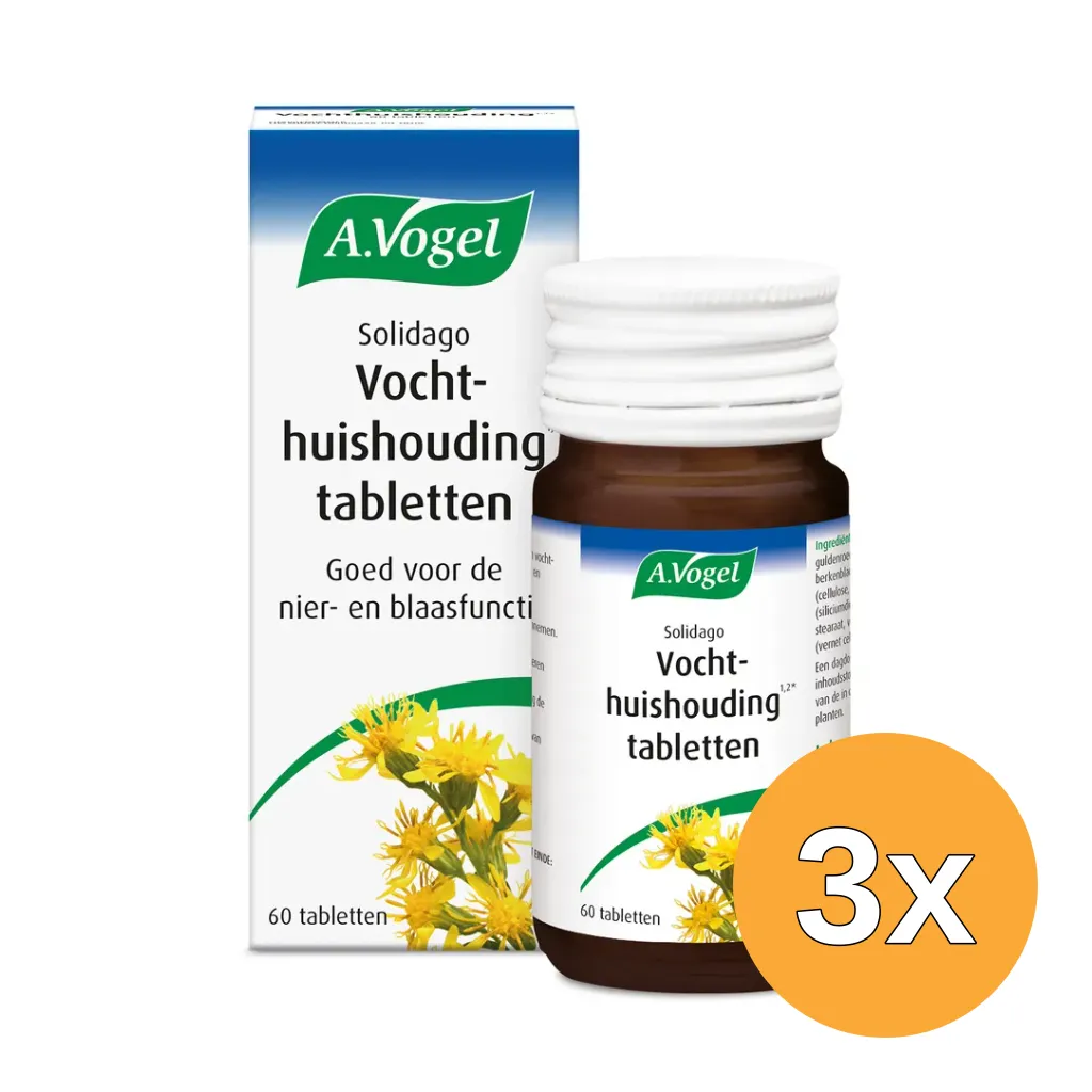 3x A.Vogel Solidago (60 tabletten)