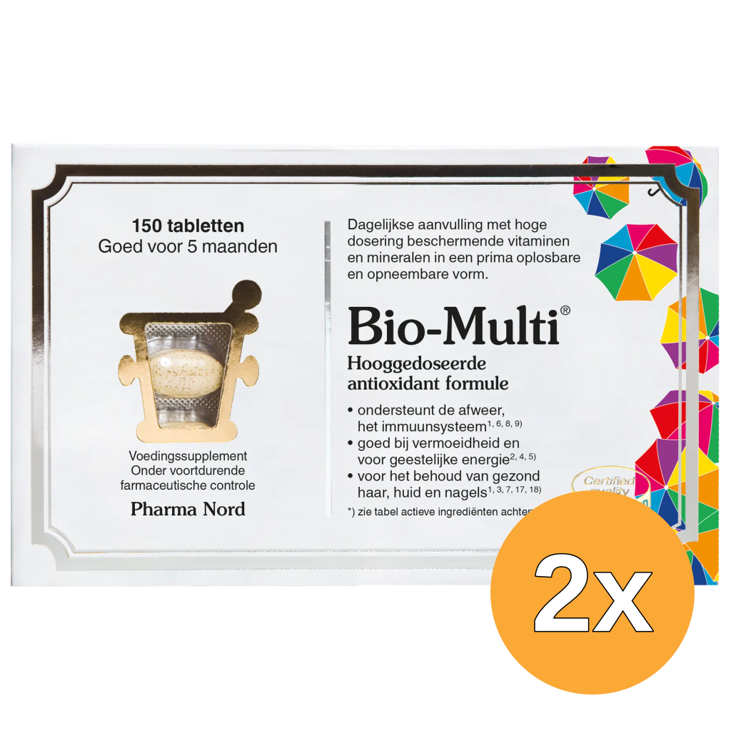 2x Pharma Nord Bio Multi (150 tabletten)