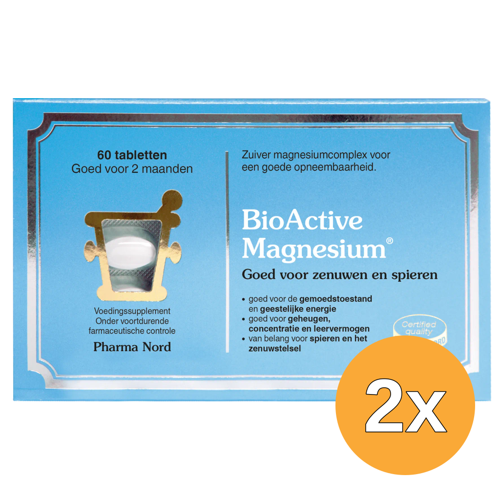 2x Pharma Nord BioActive Magnesium (60 tabletten)