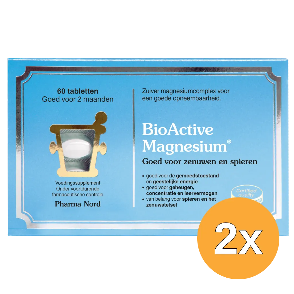 2x Pharma Nord BioActive Magnesium (60 tabletten)