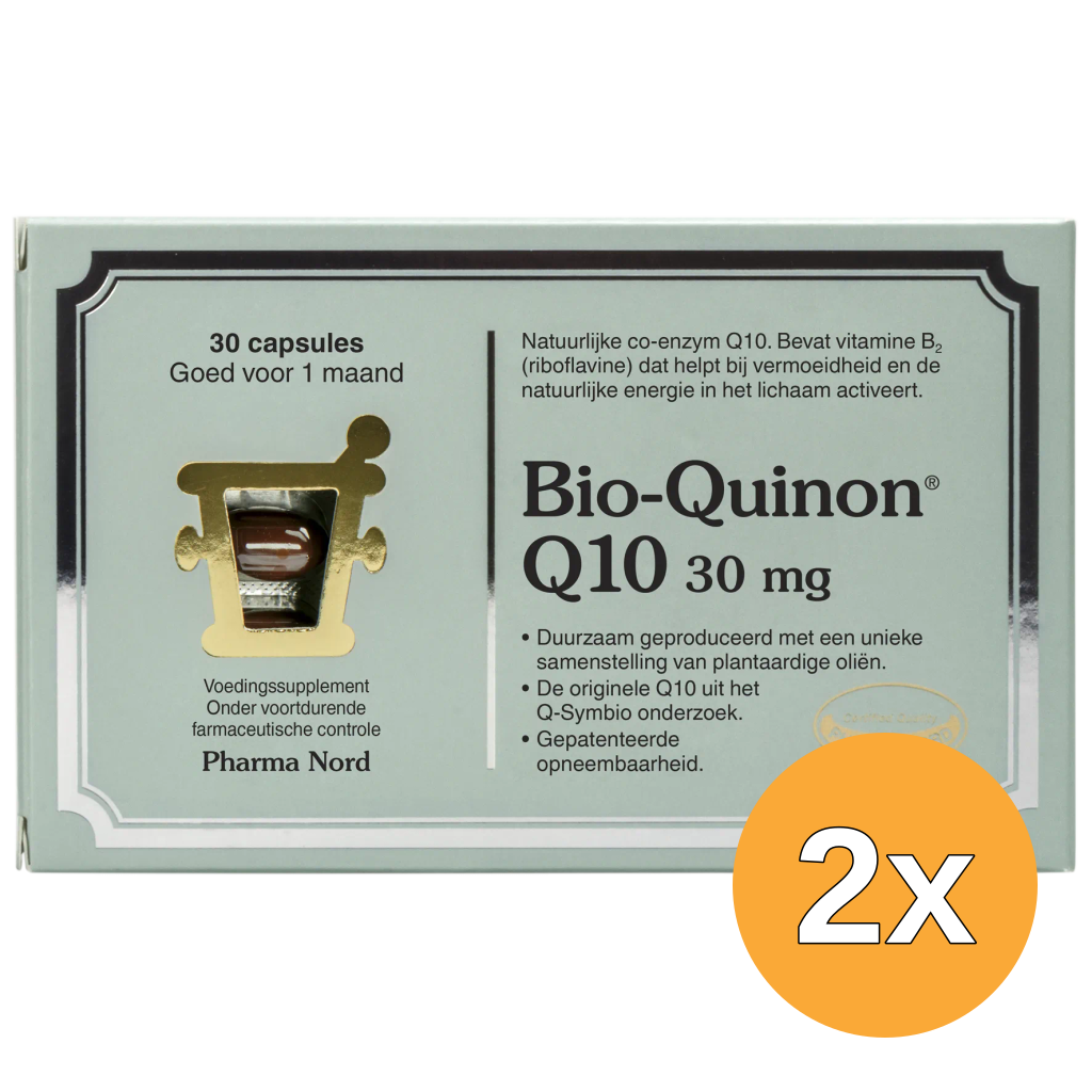 2x Pharma Nord Bio Quinon Q10 Active 30mg (30 capsules)