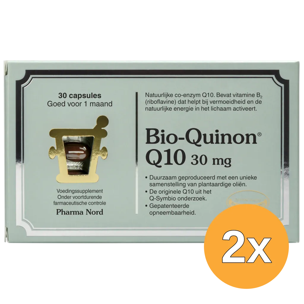 2x Pharma Nord Bio Quinon Q10 Active 30mg (30 capsules)