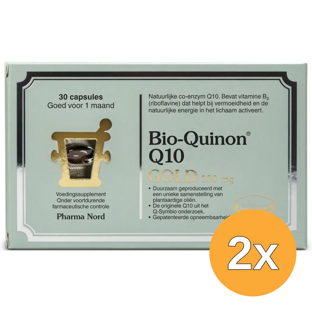 2x Pharma Nord Bio Quinon Q10 Gold 100mg (30 capsules)