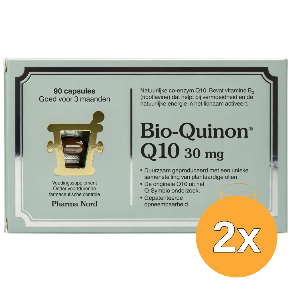 2x Pharma Nord Bio Quinon Q10 30mg (90 capsules)