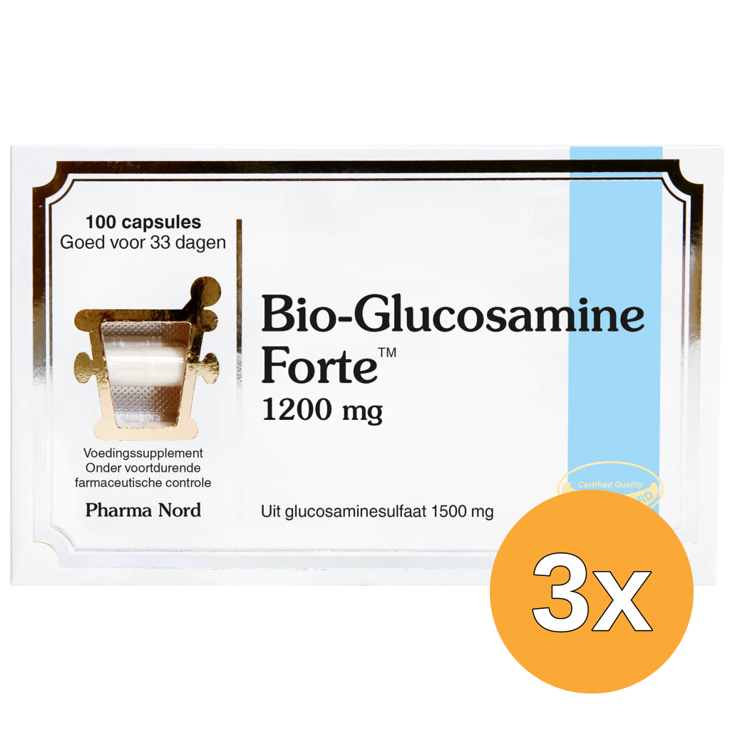 3x Pharma Nord Bio Glucosamine Forte (100 capsules)