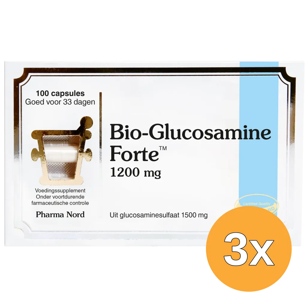 3x Pharma Nord Bio Glucosamine Forte (100 capsules)