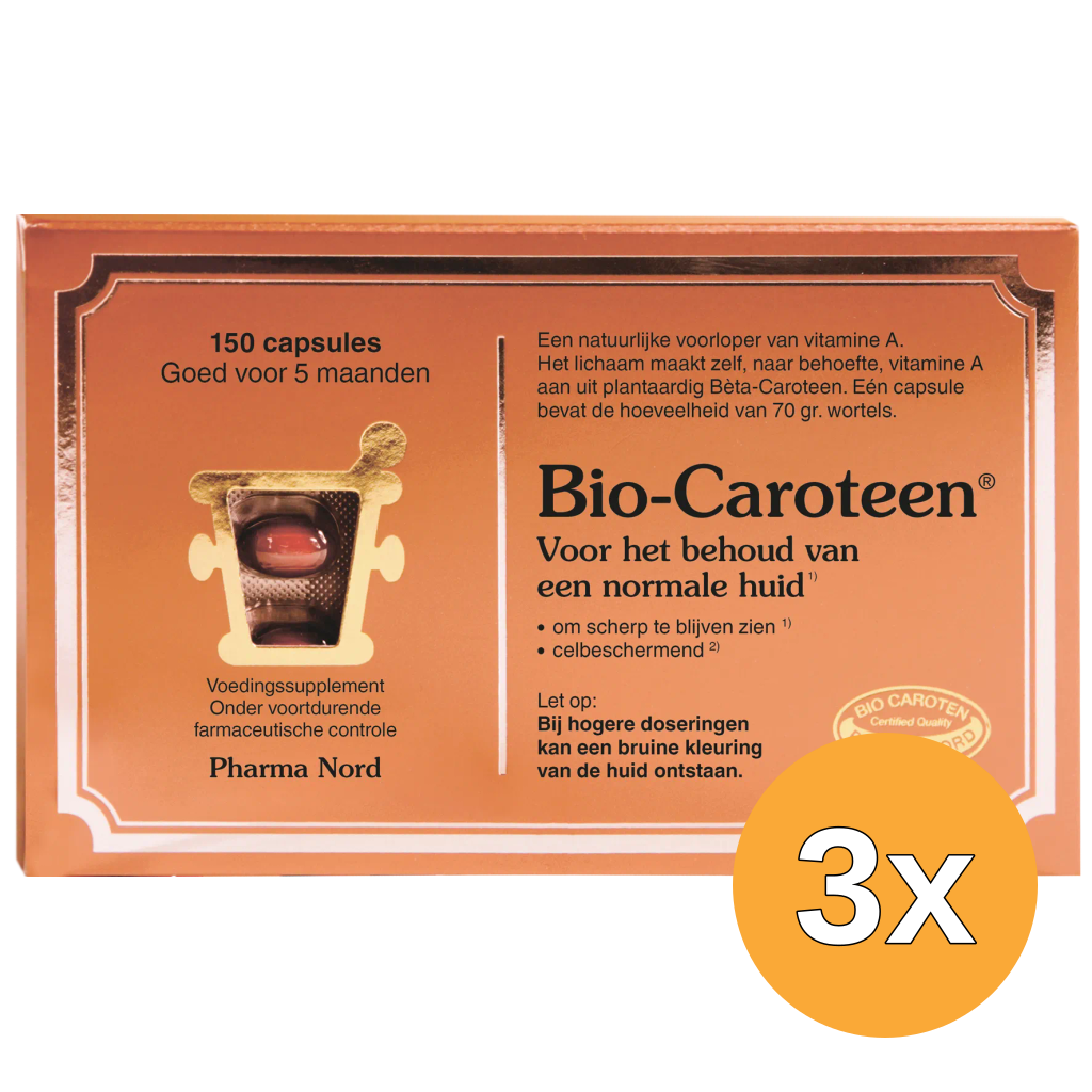 3x Pharma Nord Bio Caroteen (150 capsules)