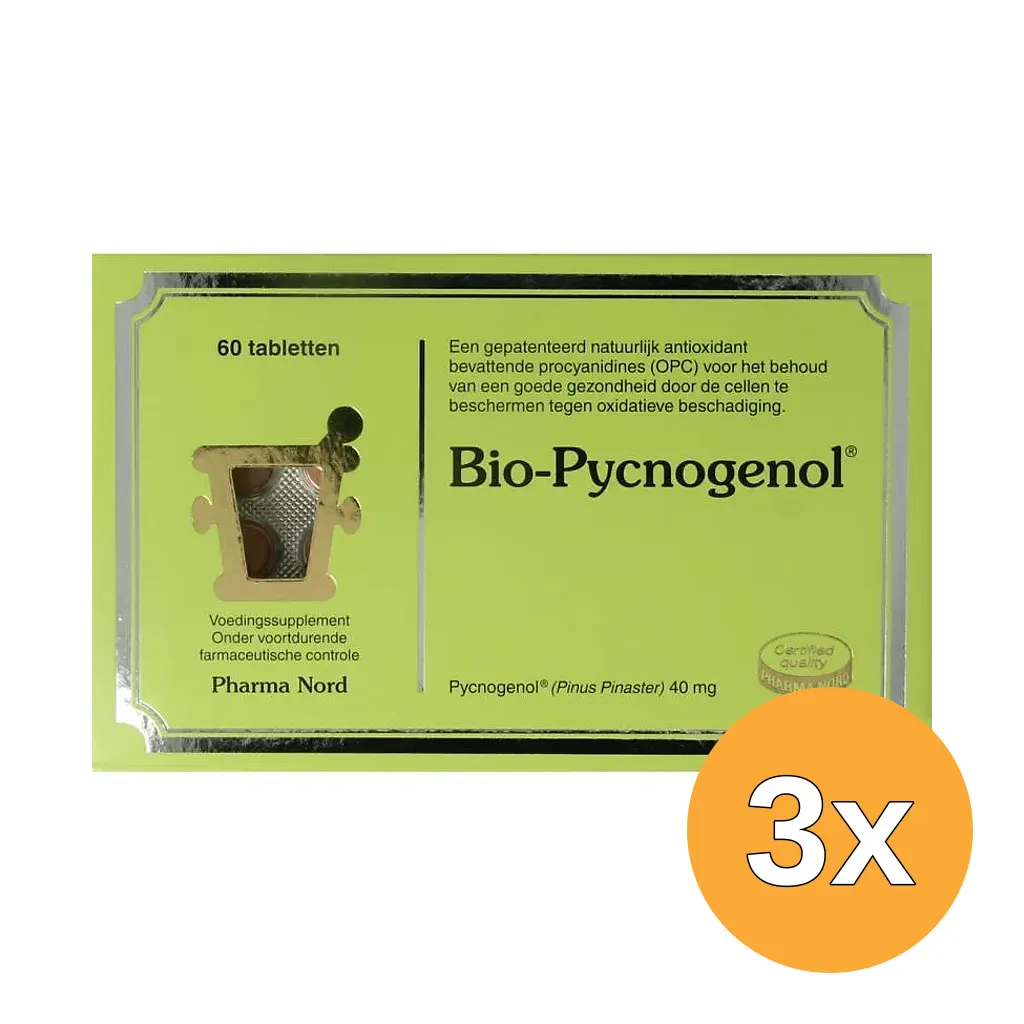 3x Pharma Nord Bio-Pycnogenol (60 tabletten)
