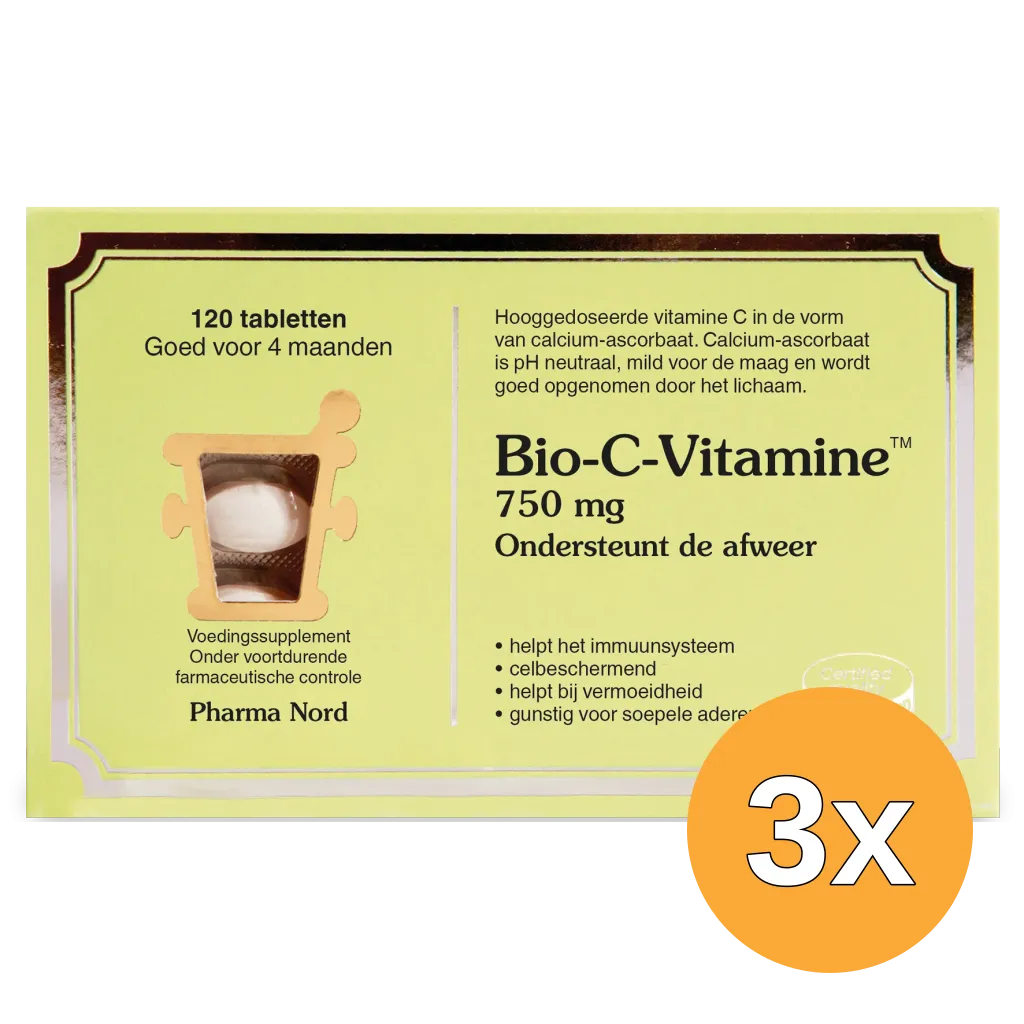 3x Pharma Nord Bio C Vitamine (120 tabletten)