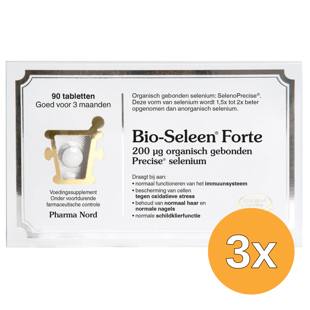 3x Pharma Nord Bio Seleen Forte (90 tabletten)