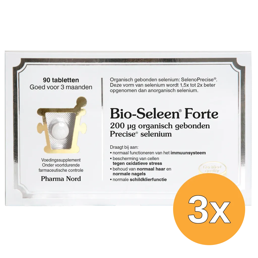 3x Pharma Nord Bio Seleen Forte (90 tabletten)