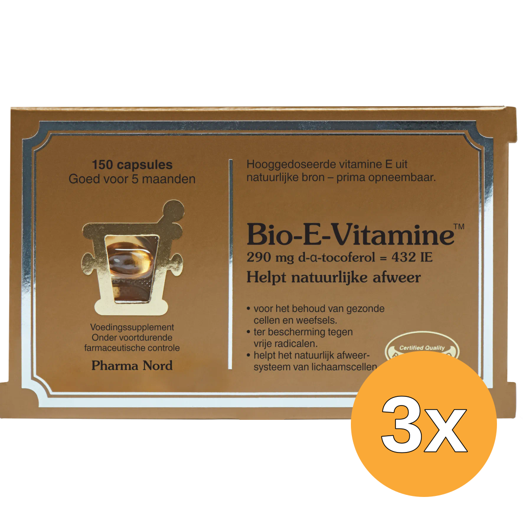 3x Pharma Nord Bio E Vitamine (150 capsules)