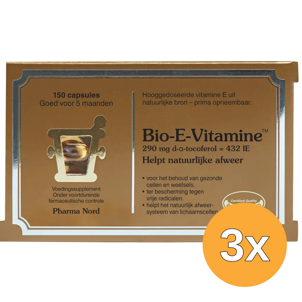 3x Pharma Nord Bio E Vitamine (150 capsules)