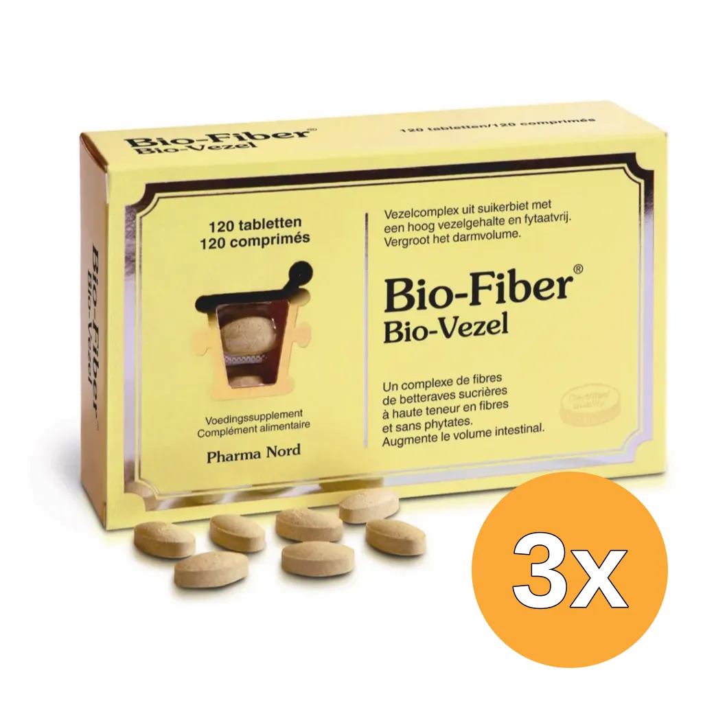 3x Pharma Nord Bio Vezel 80 (120 tabletten)