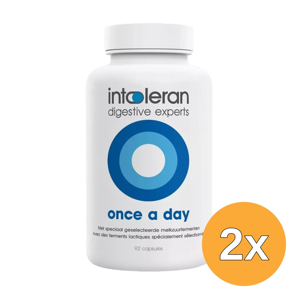 2x Intoleran Once a day (92 capsules)