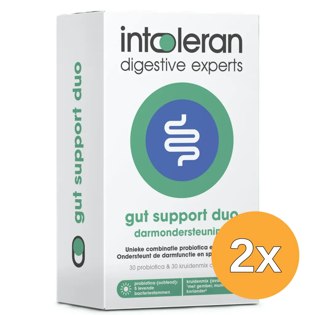 2x Intoleran Gut Support Duo Capsules (60 capsules)