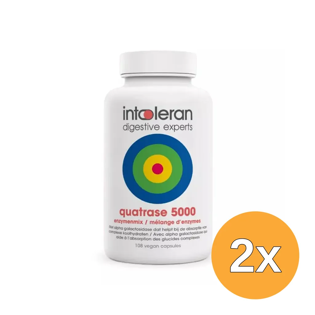 2x Intoleran Quatrase 5.000 (108 capsules)