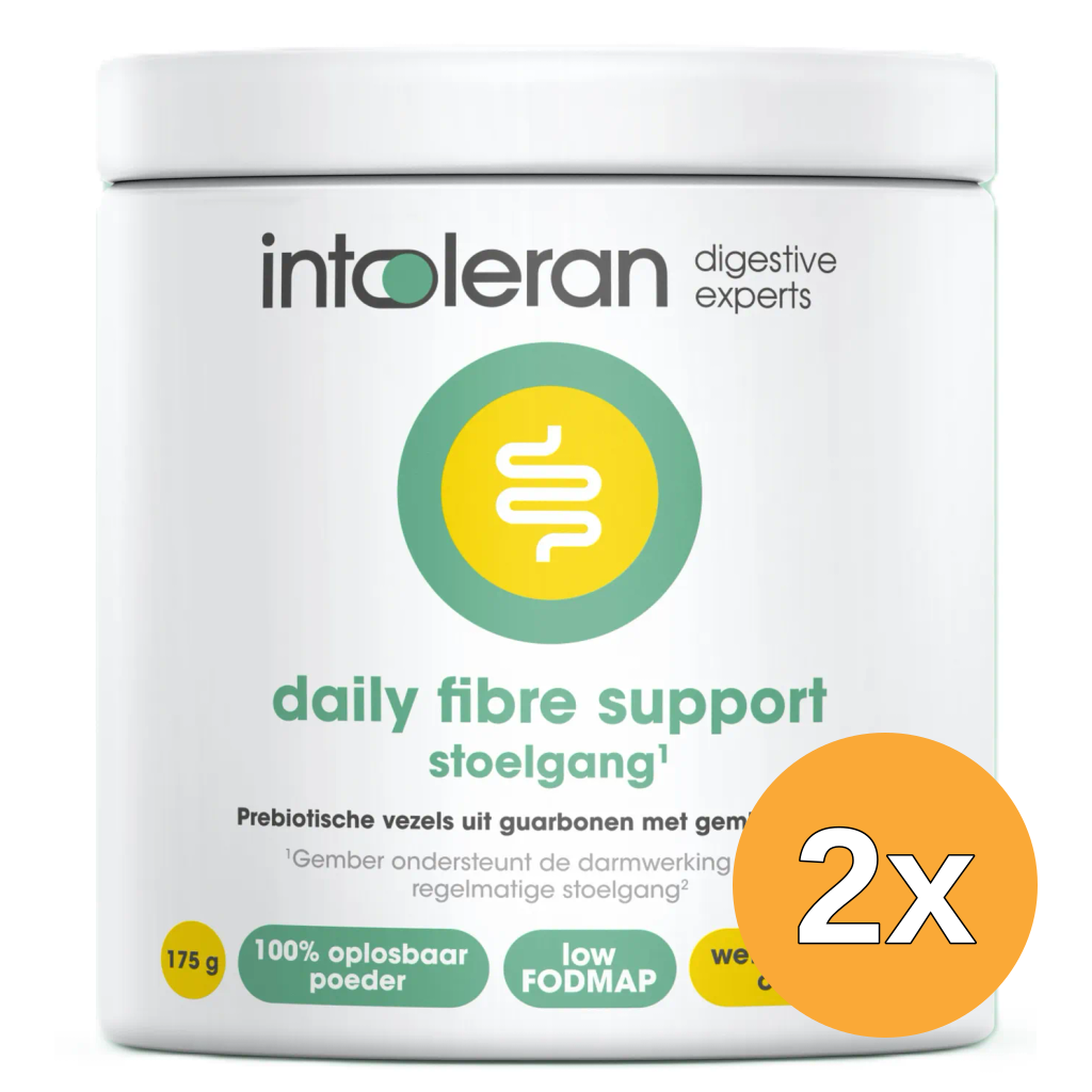 2x Intoleran Fibre Support Stoelgang Poeder (175 gr)