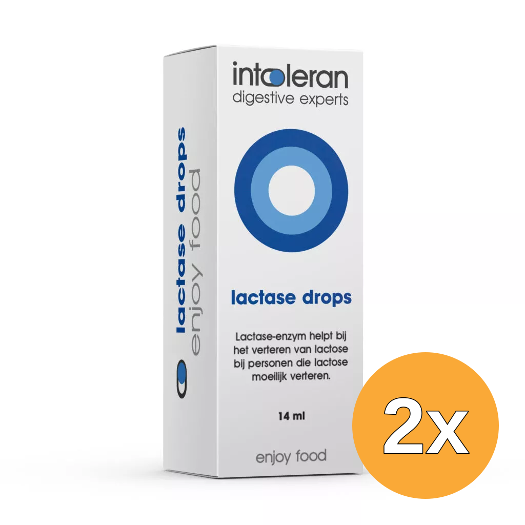2x Intoleran Lactase drops (14 ml)
