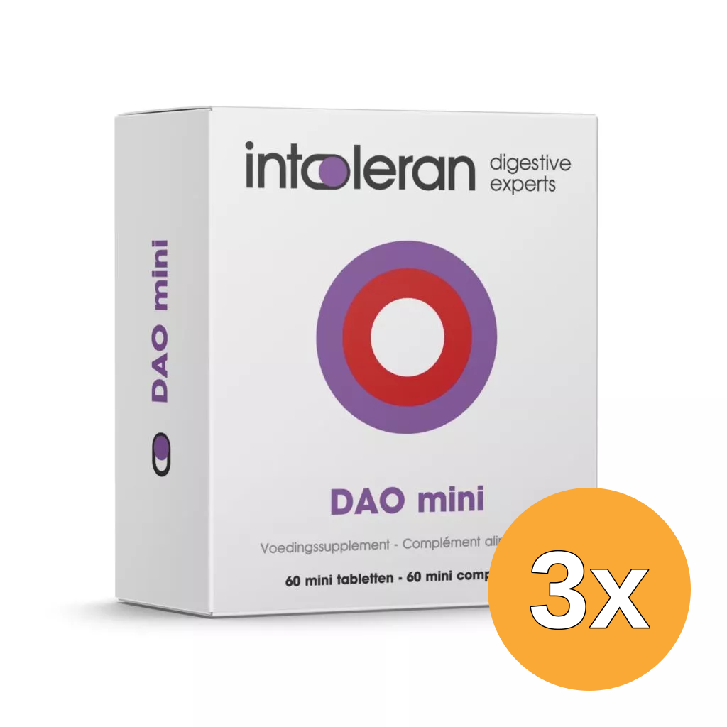 3x Intoleran DAO mini (60 tabletten)