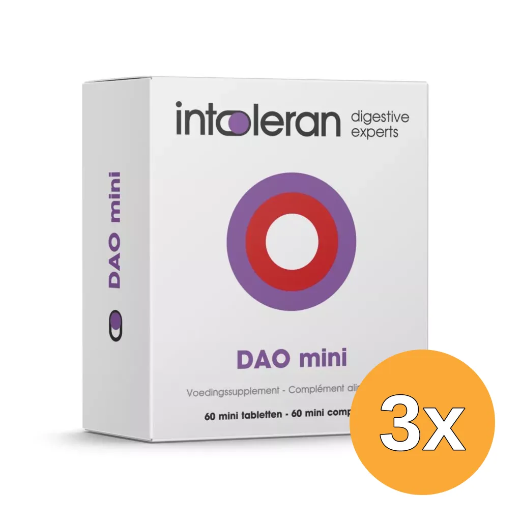 3x Intoleran DAO mini (60 tabletten)
